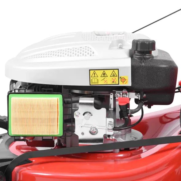 HECHT 5534 SX 5 IN 1 - BENZINMOTOROS ÖNJÁRÓ FŰNYÍRÓ