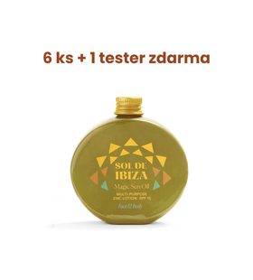 6x Sol de Ibiza opalovací mléko Magic SPF 15 30 ml + 1x tester 30 ml ZDARMA