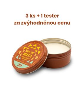 3x Sol de Ibiza opalovací krém SPF 30 100 g + 1x tester za ZVÝHODNĚNOU CENU