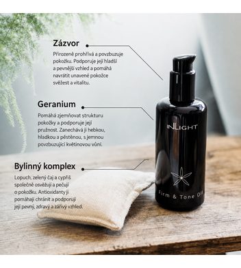 Inlight Bio regenerační a masážní tělový olej pro muže 100 ml (tester)