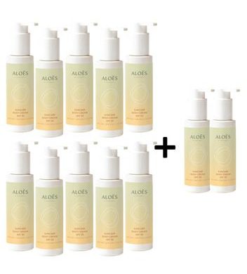 Aloés Opalovací krém na tělo SPF30 10 + 2 zdarma