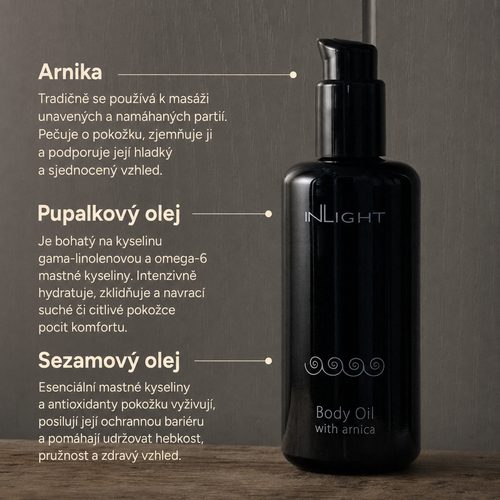 Inlight Bio telový olej s arnikou