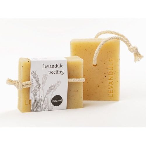 Koukol Přírodní mýdlo levandule peeling