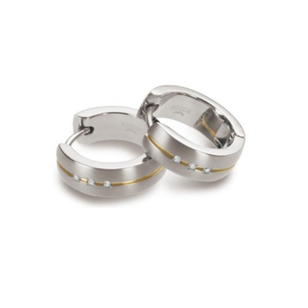 Boccia Titanium Náušnice Boccia Titanium 0539-10 + 5 let záruka, pojištění hodinek ZDARMA
