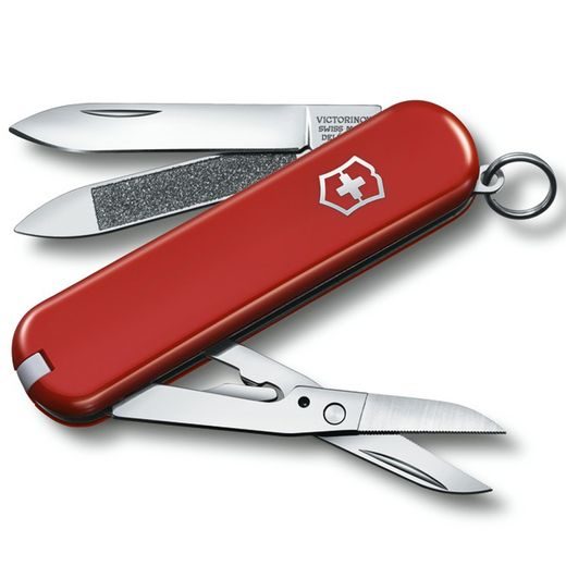 NŮŽ VICTORINOX EXECUTIVE 81 RED - KAPESNÍ NOŽE - PŘÍSLUŠENSTVÍ