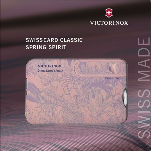 VICTORINOX SWISSCARD CLASSIC SPRING SPIRIT - KAPESNÍ NOŽE - PŘÍSLUŠENSTVÍ