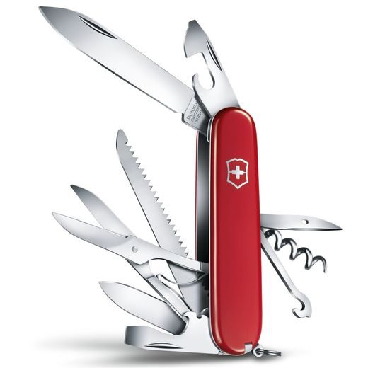 NŮŽ VICTORINOX HUNTSMAN RED - KAPESNÍ NOŽE - PŘÍSLUŠENSTVÍ