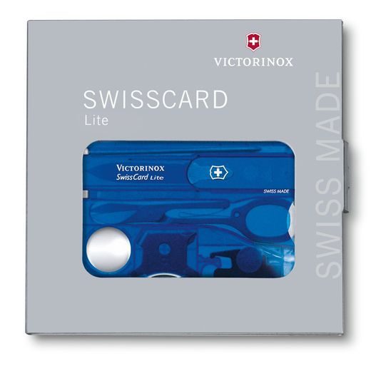 VICTORINOX SWISSCARD LITE BLUE - KAPESNÍ NOŽE - PŘÍSLUŠENSTVÍ