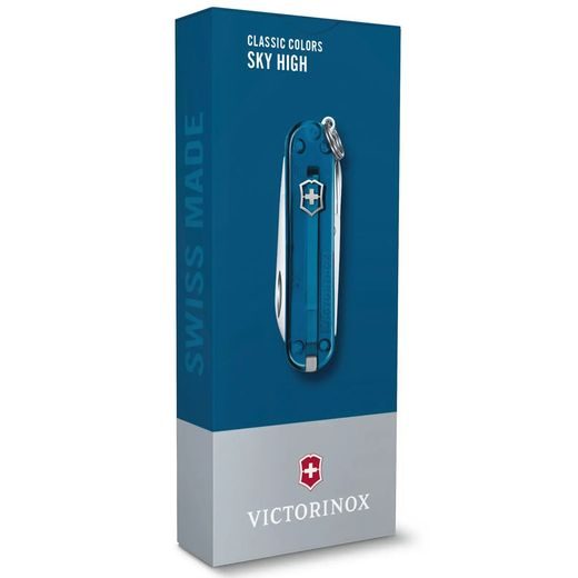 NŮŽ VICTORINOX CLASSIC SD TRANSPARENT COLORS SKY HIGH - KAPESNÍ NOŽE - PŘÍSLUŠENSTVÍ