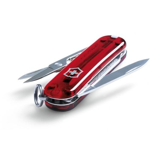 NŮŽ VICTORINOX SIGNATURE RED TRANSPARENT - KAPESNÍ NOŽE - PŘÍSLUŠENSTVÍ