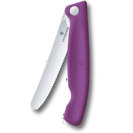 PIKNIKOVÝ NŮŽ VICTORINOX SWISS CLASSIC WAVY 11CM FIALOVÝ 6.7835.FC1 - KAPESNÍ NOŽE - PŘÍSLUŠENSTVÍ