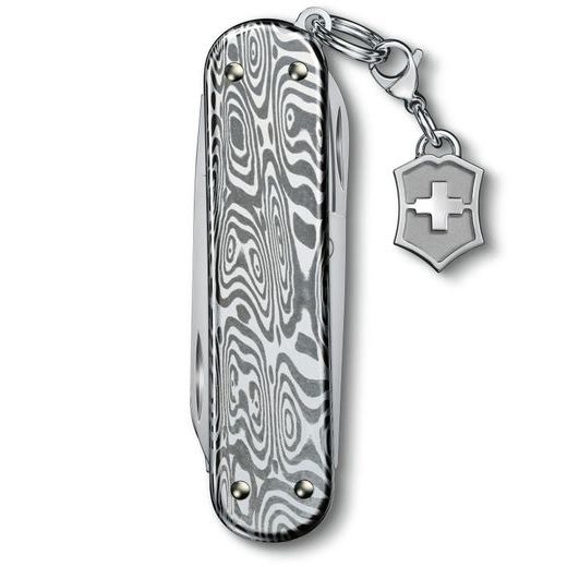 NŮŽ VICTORINOX CLASSIC SD BRILLIANT DAMAST 0.6221.34 - KAPESNÍ NOŽE - PŘÍSLUŠENSTVÍ