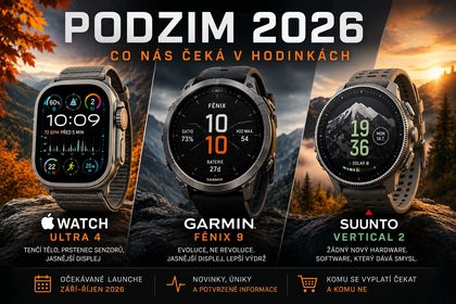 Co nás čeká v hodinkách na podzim 2026: Ultra 4, Fenix 9 a tichá revoluce u Suunto