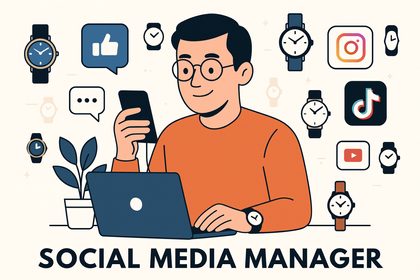 Hledá se: Social Media Manager se zájmem o hodinky