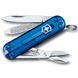 NŮŽ VICTORINOX CLASSIC SD BLUE TRANSPARENT - KAPESNÍ NOŽE - PŘÍSLUŠENSTVÍ