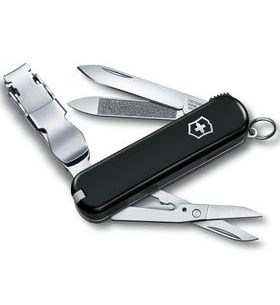 NŮŽ VICTORINOX NAIL CLIP 580 BLACK - KAPESNÍ NOŽE - PŘÍSLUŠENSTVÍ