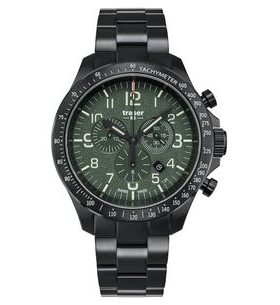 TRASER P67 OFFICER PRO CHRONOGRAPH GREEN OCEL - HERITAGE - HODINKY