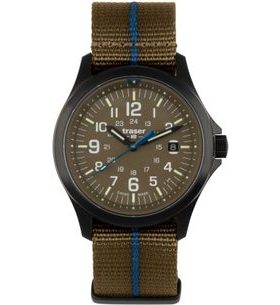 TRASER P67 OFFICER PRO KHAKI NATO S PRUHEM - HERITAGE - HODINKY