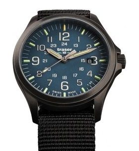 TRASER P67 OFFICER PRO GUNMETAL BLUE NATO - HERITAGE - HODINKY