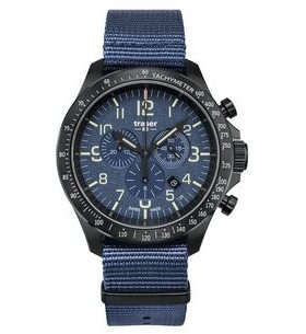 TRASER P67 OFFICER PRO CHRONOGRAPH BLUE NATO - HERITAGE - HODINKY