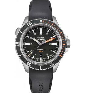 TRASER P67 DIVER AUTOMATIC BLACK ČERNÁ PRYŽ - HERITAGE - HODINKY