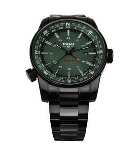 TRASER P68 PATHFINDER GMT GREEN OCEL - TACTICAL - HODINKY