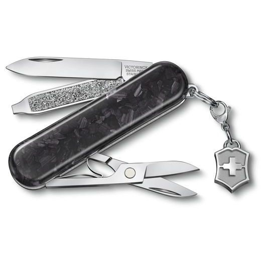 NŮŽ VICTORINOX CLASSIC SD BRILLIANT CARBON 0.6221.90 - KAPESNÍ NOŽE - PŘÍSLUŠENSTVÍ