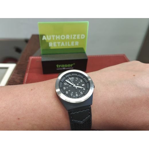 TRASER P 5900 TYPE 3 KŮŽE/TEXTIL - HERITAGE - HODINKY