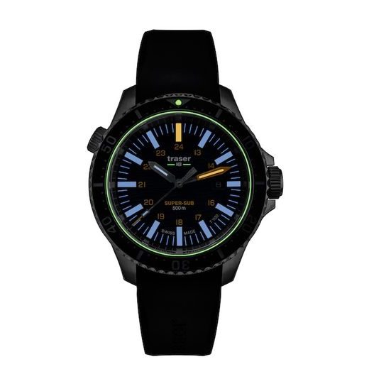 TRASER P67 DIVER T100 BLUE PRYŽ - HERITAGE - HODINKY