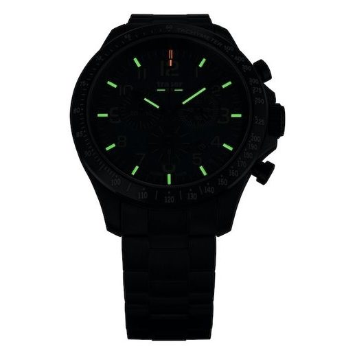 TRASER P67 OFFICER PRO CHRONOGRAPH BLACK OCEL - HERITAGE - HODINKY
