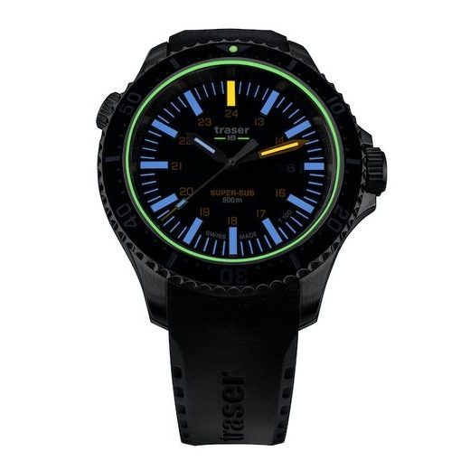 TRASER P67 DIVER T100 BLUE PRYŽ - HERITAGE - HODINKY