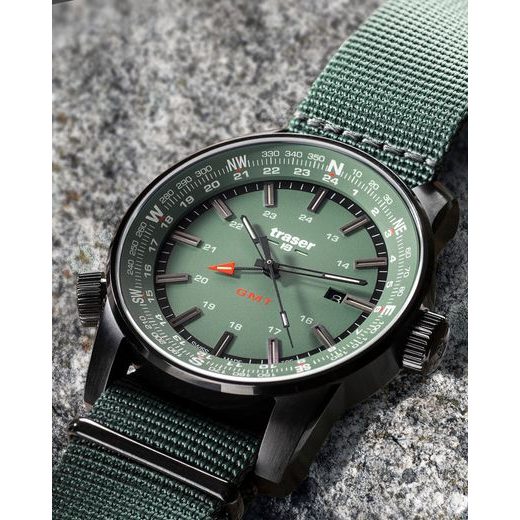 TRASER P68 PATHFINDER GMT GREEN NATO - TACTICAL - HODINKY