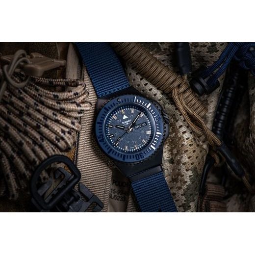 TRASER P69 BLACK STEALTH BLUE NATO - TACTICAL - HODINKY