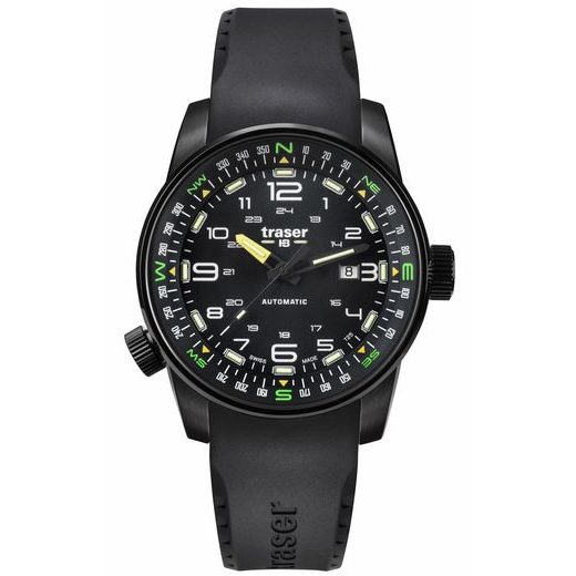 TRASER P68 PATHFINDER AUTOMATIC BLACK PRYŽ - TACTICAL - HODINKY