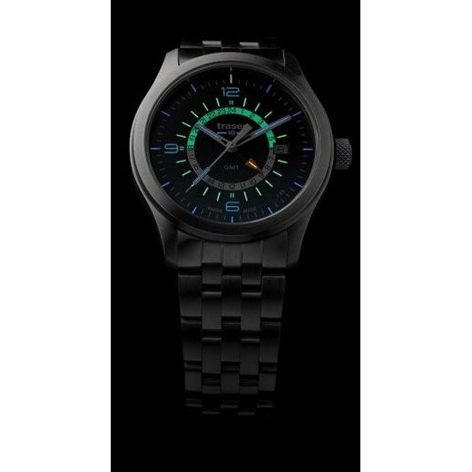 TRASER AURORA GMT SILVER - OCEL - CLASSIC - HODINKY