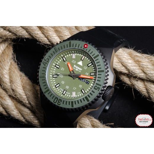 TRASER P69 BLACK STEALTH GREEN PRYŽ - TACTICAL - HODINKY