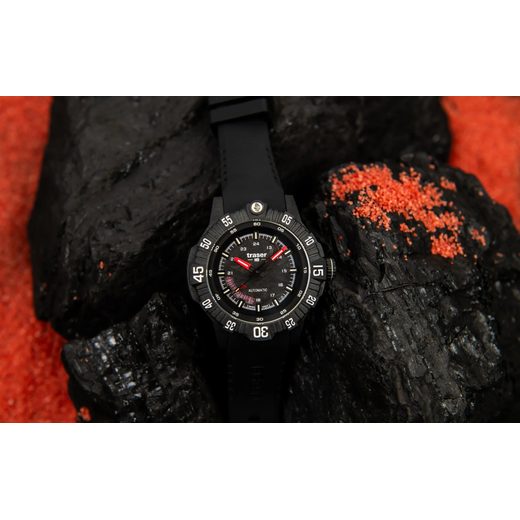 TRASER P99 A TACTICAL CARBON BLACK RUBBER - TACTICAL - HODINKY