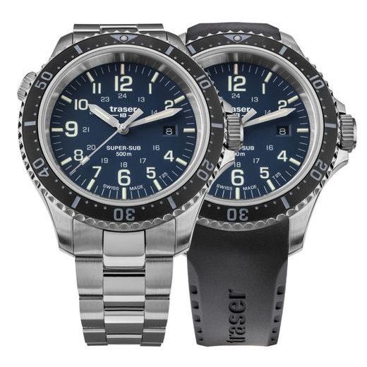 TRASER P67 DIVER BLUE SET OCEL A PRYŽ - HERITAGE - HODINKY