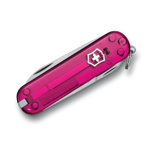 NŮŽ VICTORINOX CLASSIC PINK TRANSPARENT - KAPESNÍ NOŽE - PŘÍSLUŠENSTVÍ