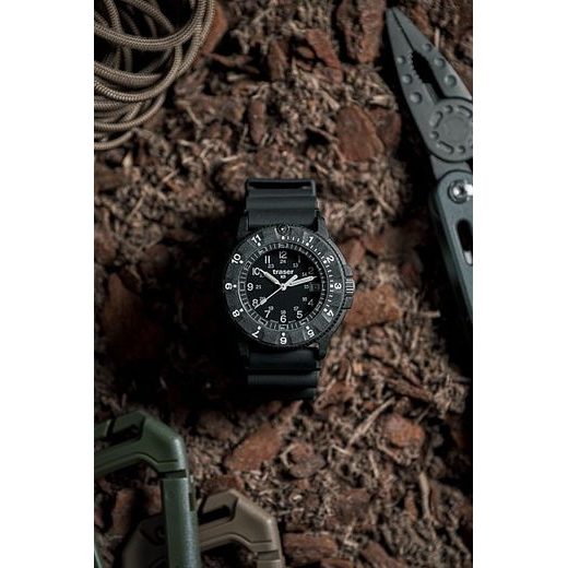 TRASER P65 TACTICAL MISSION BLACK RUBBER - TACTICAL - HODINKY