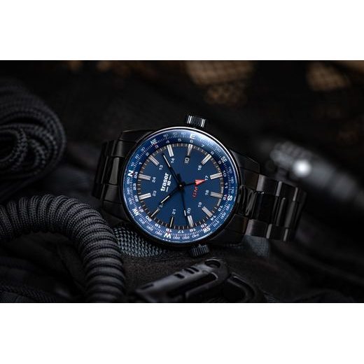 TRASER P68 PATHFINDER GMT BLUE STEEL - TACTICAL - HODINKY