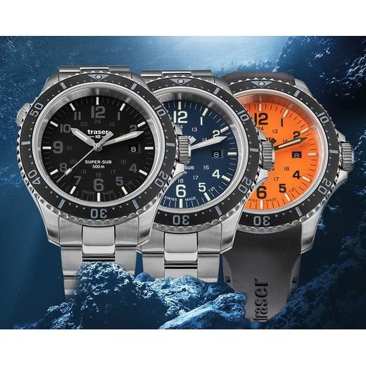 TRASER P67 DIVER BLUE SET OCEL A PRYŽ - HERITAGE - HODINKY