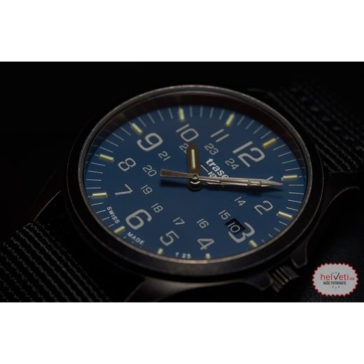 TRASER P67 OFFICER PRO GUNMETAL BLUE NATO - HERITAGE - HODINKY