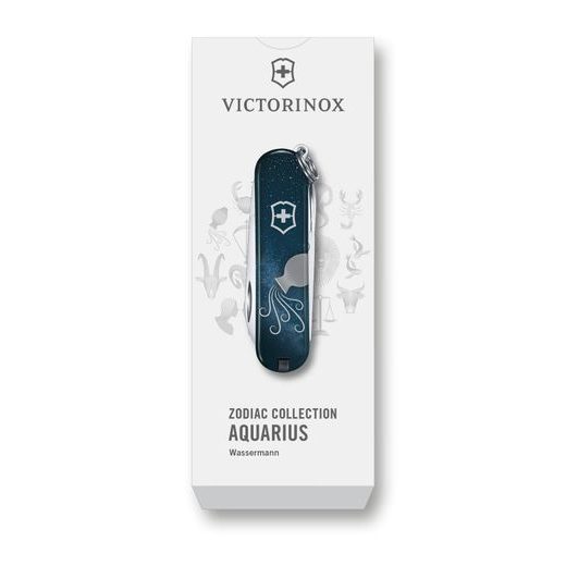 NŮŽ VICTORINOX CLASSIC SD ZODIAC EXCLUSIVE EDITION AQUARIUS 0.6223.2AQU - KAPESNÍ NOŽE - PŘÍSLUŠENSTVÍ