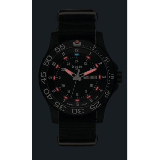 TRASER P 6600 ELITE RED SAPPHIRE NATO - TACTICAL - HODINKY
