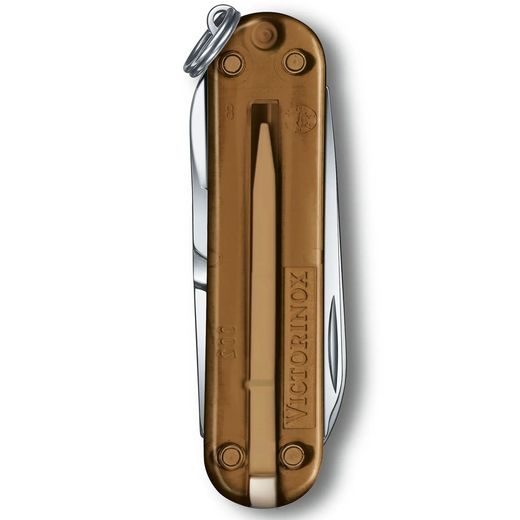 NŮŽ VICTORINOX CLASSIC SD TRANSPARENT COLORS CHOCOLATE FUDGE - KAPESNÍ NOŽE - PŘÍSLUŠENSTVÍ