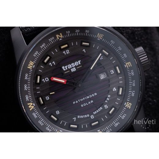 TRASER P68 PATHFINDER SOLAR BLACK ČERNÉ NATO - TACTICAL - HODINKY