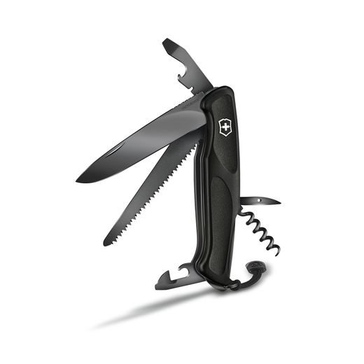 NŮŽ VICTORINOX RANGER GRIP 55 ONYX BLACK 0.9563.C31P - KAPESNÍ NOŽE - PŘÍSLUŠENSTVÍ