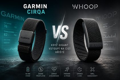 Garmin Cirqa vs Whoop: Když gigant vstoupí na cizí hřiště v podezřele podobných šatech