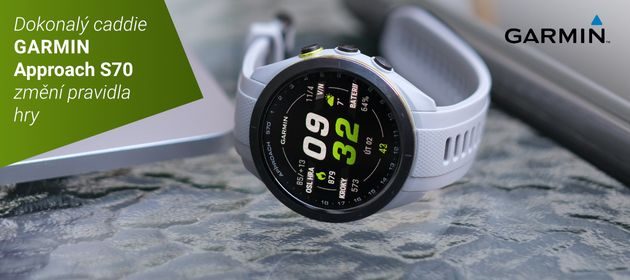 Garmin Approach S70: ještě lepší golfové hodinky